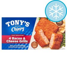 Tony's Chippy 4 Bacon & Cheese Grills 340g