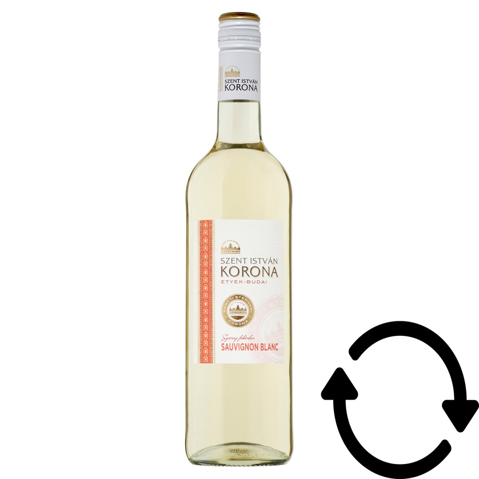 Szent István Korona Etyek-Budai Sauvignon Blanc száraz fehérbor 12% 0,75 l