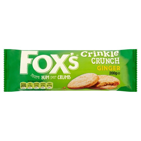 image 1 of Fox's Crinkles Ginger 200G