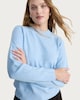 image 1 of F&F Knitted Crew Neck Jumper in Blue