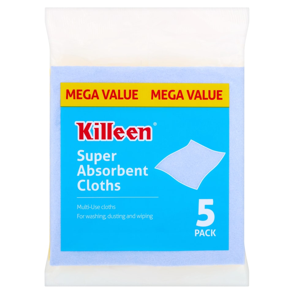 Killeen Mega Super Absorbent 5 Pack