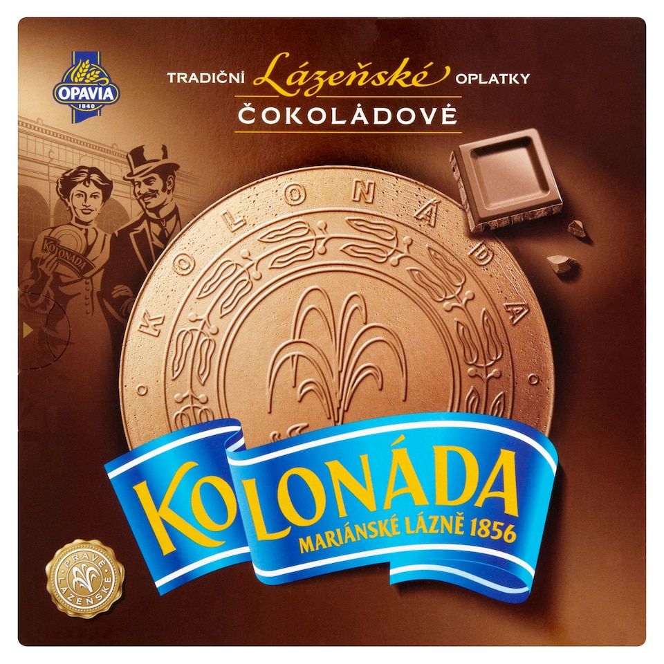 Opavia Kolonáda Spa Wafers Chocolate 200 g