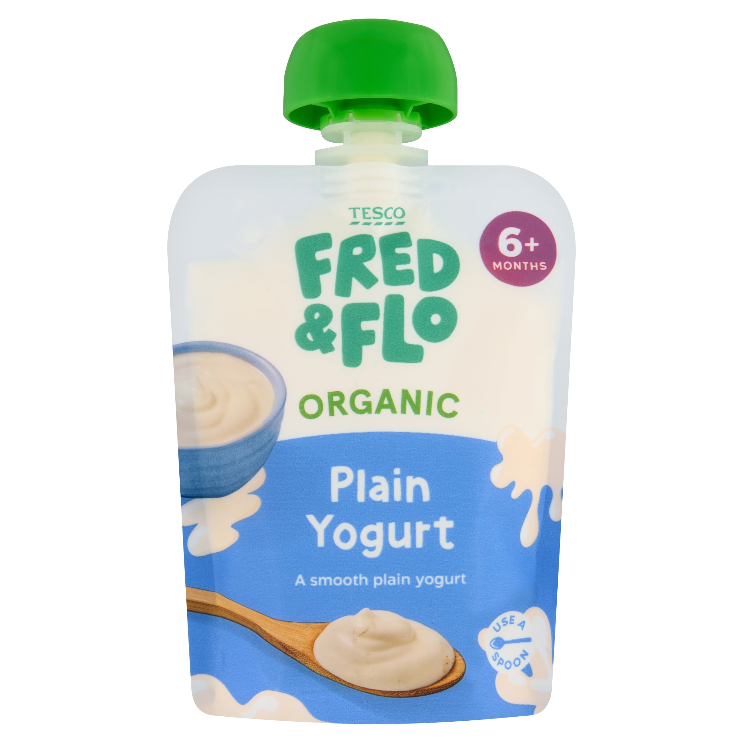 Fred & Flo Organic plain Yoghurt 90g