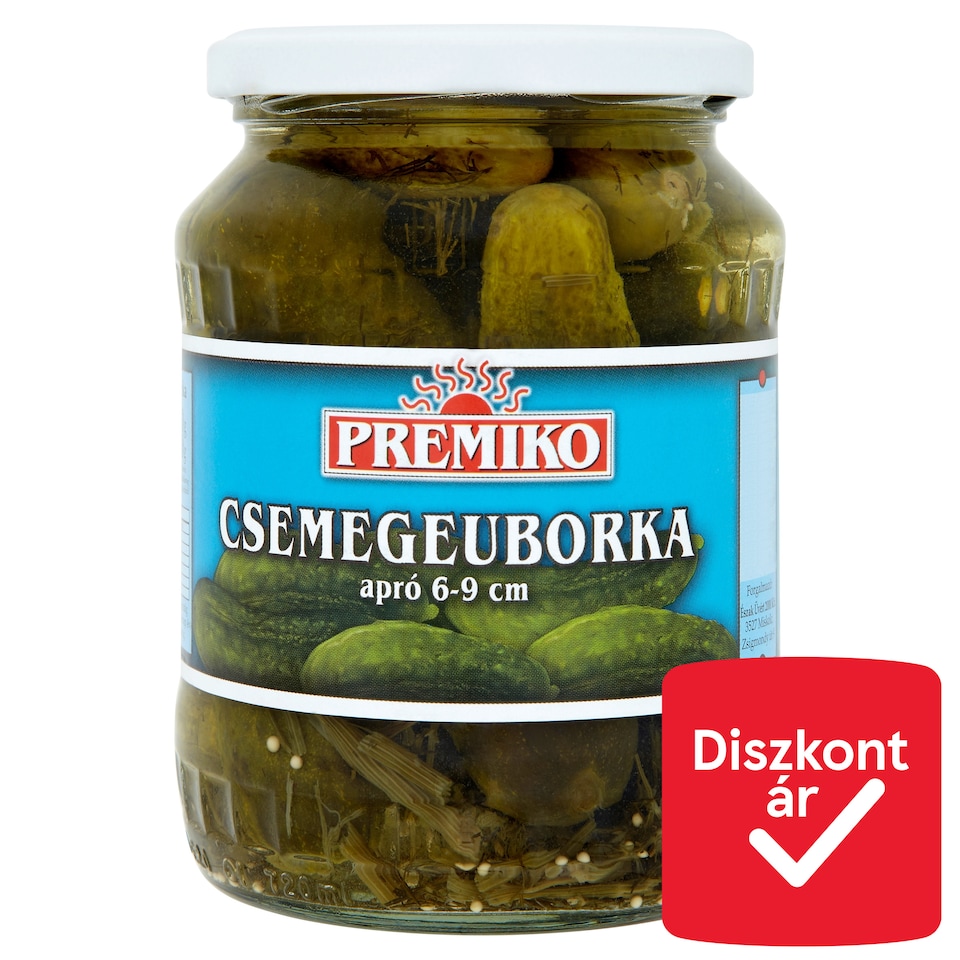 Premiko Pickled Gherkins 6-9 cm 680 g