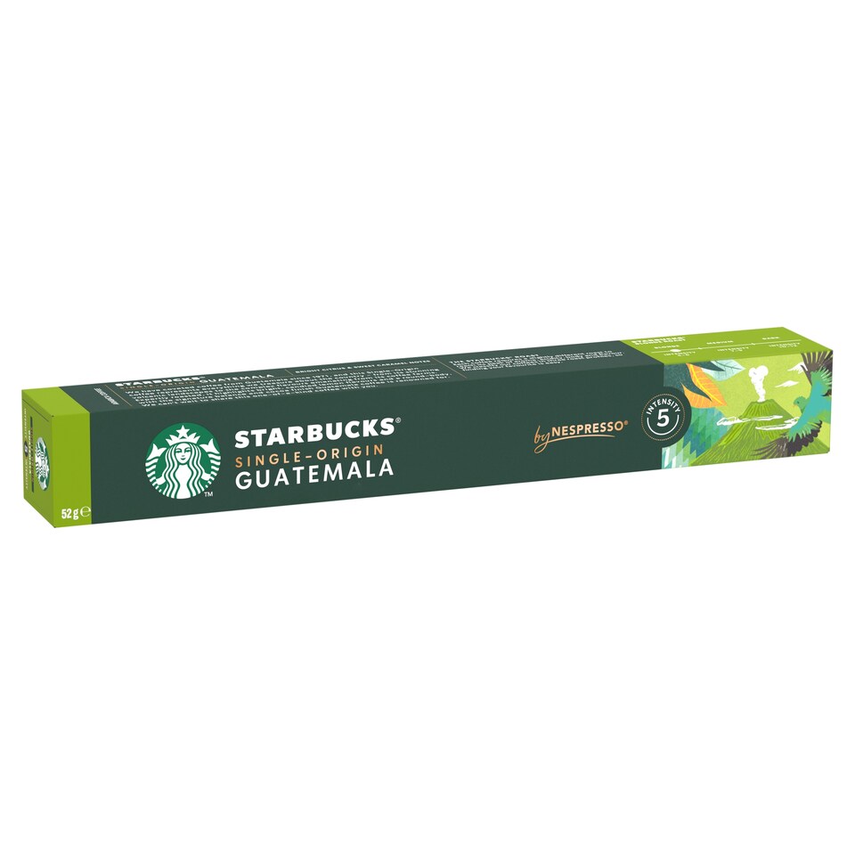 Starbucks by Nespresso Guatemala őrölt pörkölt kávé 10 kapszula 52 g 1. kép