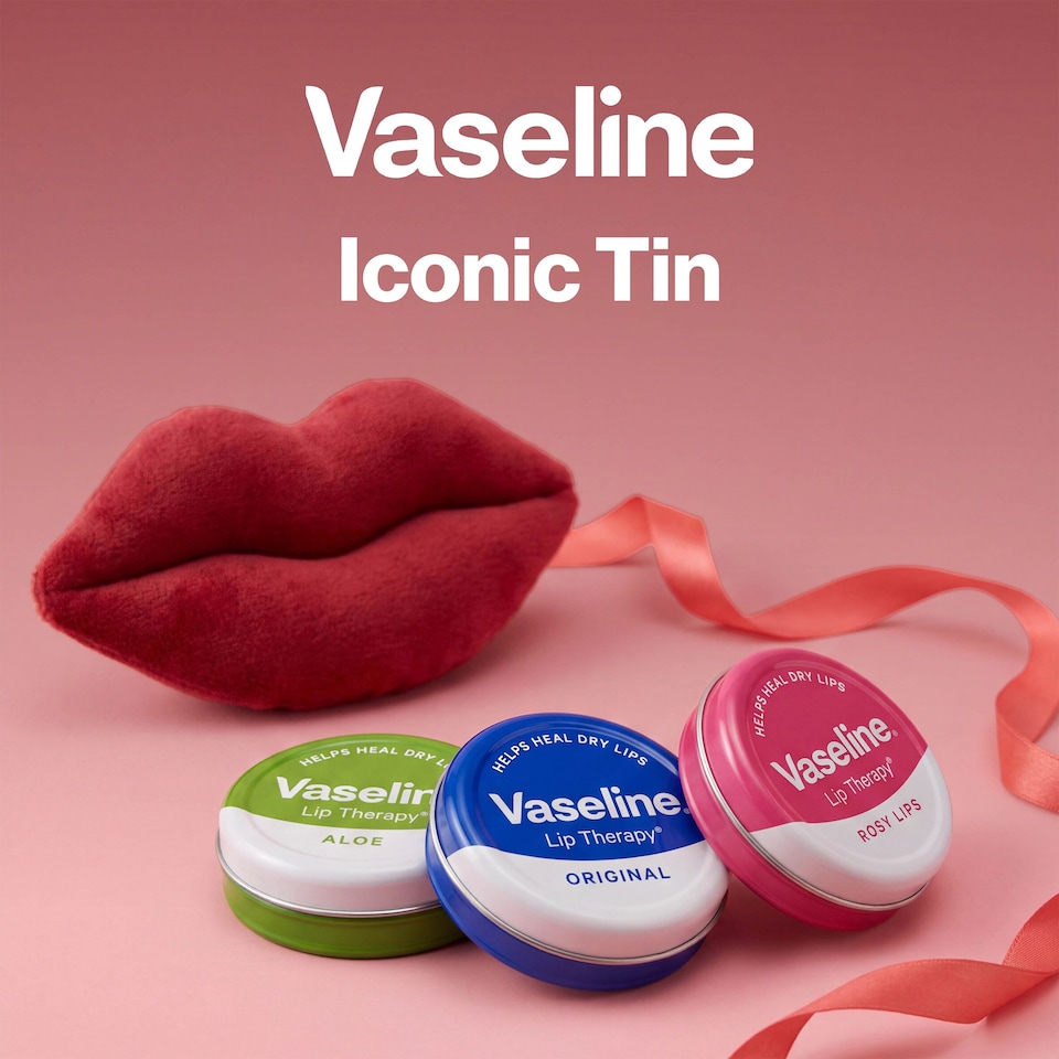 image 1 of Vaseline Lip Treats Tin Gift Set