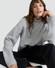 image 2 of F&F Ribbed Knitted High Neck Jumper in Grey
