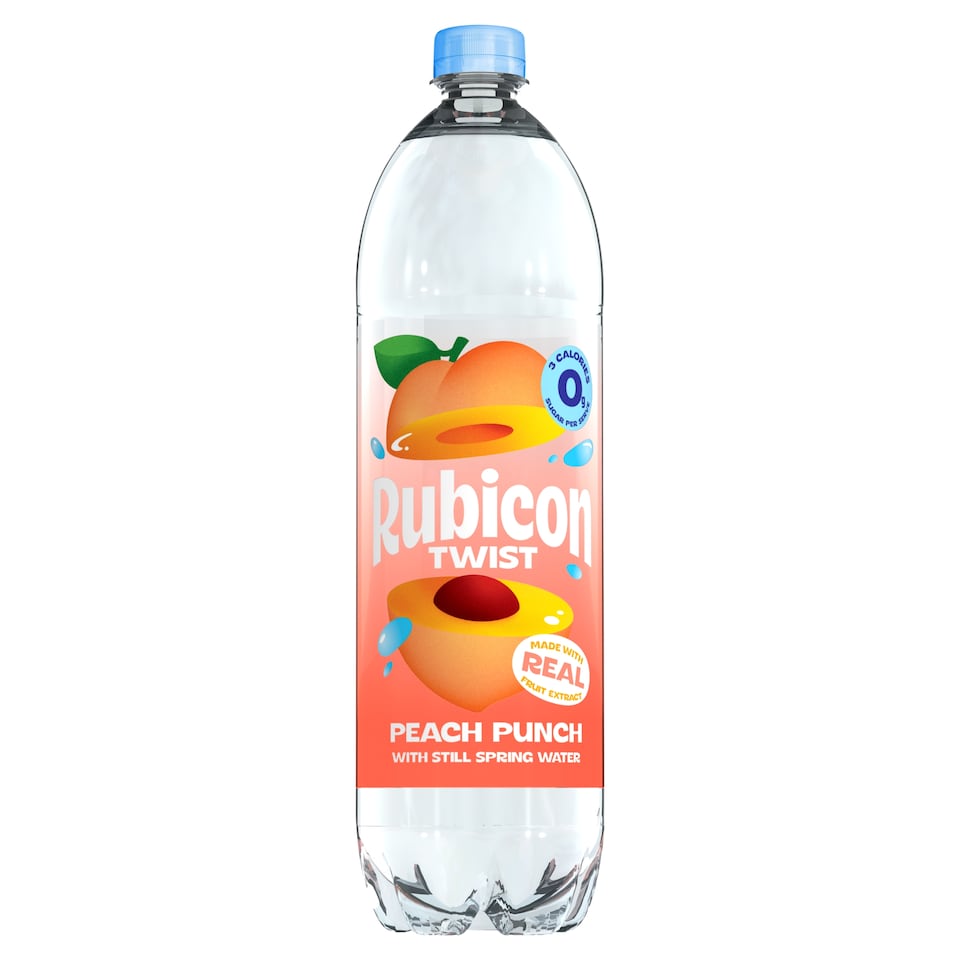 image 1 of Rubicon Twist Peach Punch Still Flavoured Spring Water 1.5L