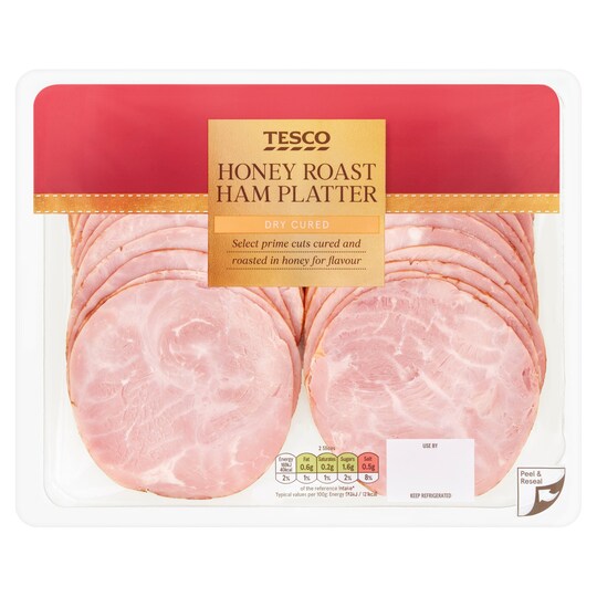 Tesco Honey Roast Ham Platter 400G Tesco Groceries