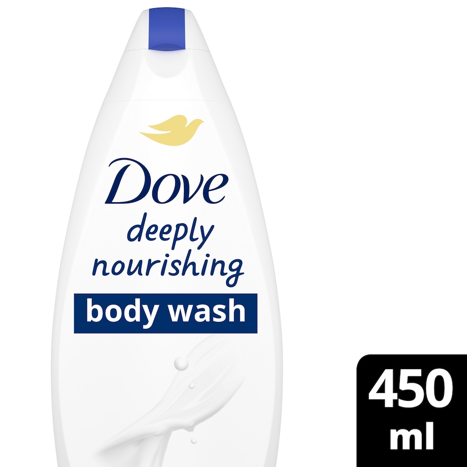 image 1 of Dove Deeply Nourishing Body Wash Shower Gel 450ml