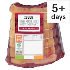 Tesco Irish Mini Beef Round Roast 500G