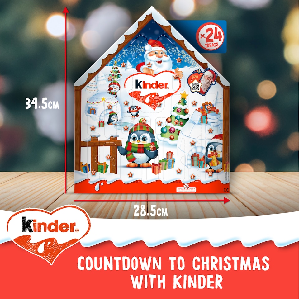image 1 of KINDER ADVENT KALENDAR 184g