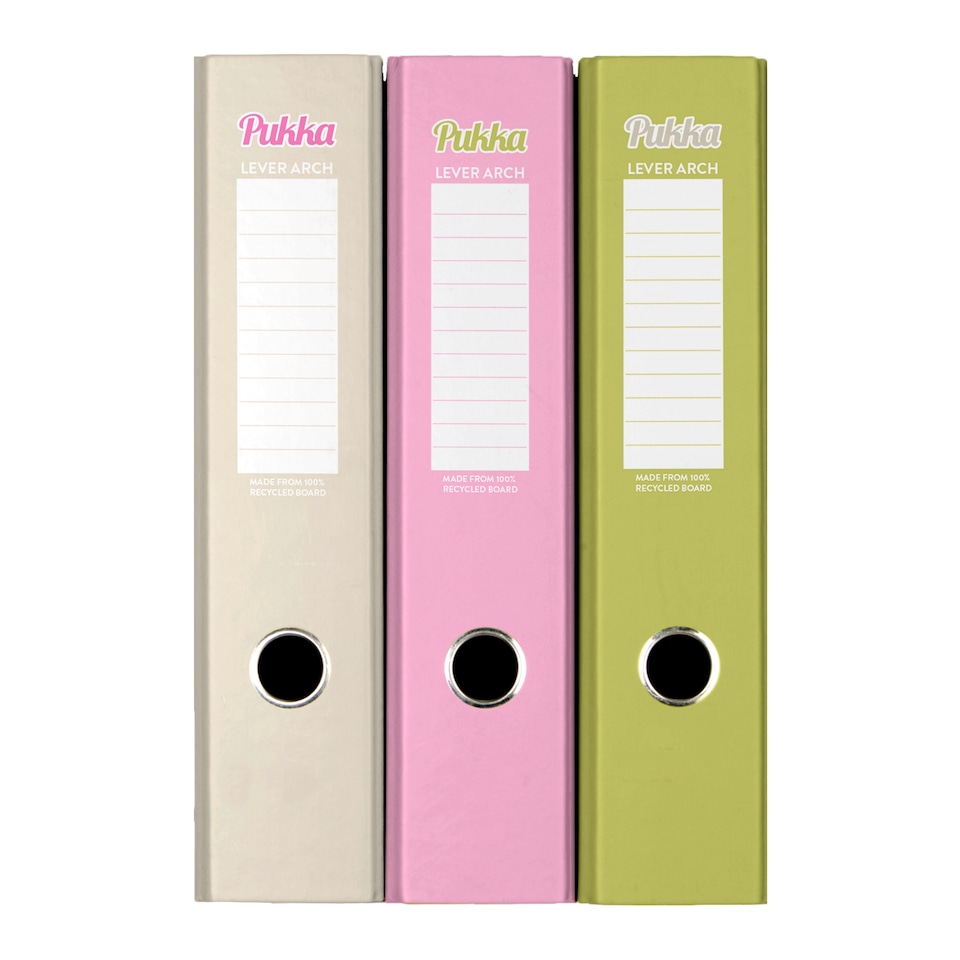Pukka Pistachio Lever Arch - Assorted