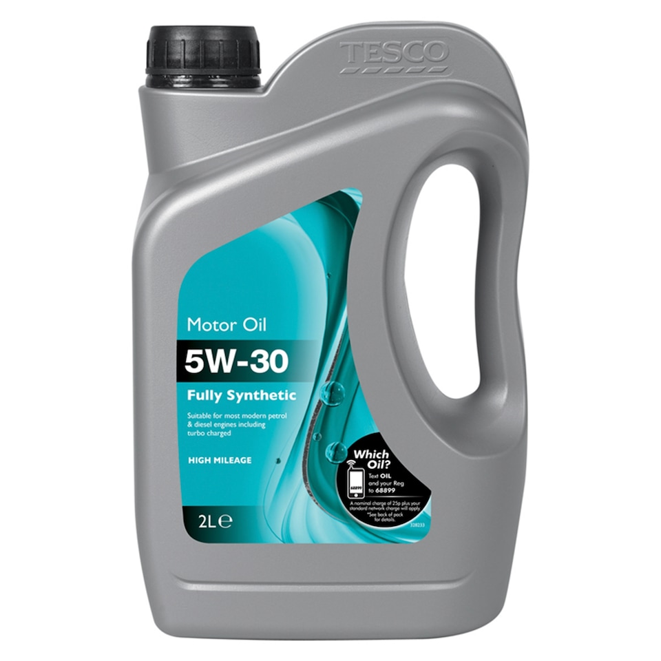 Tesco 5W30 Fully Synthetic Oil High Mileage 2L