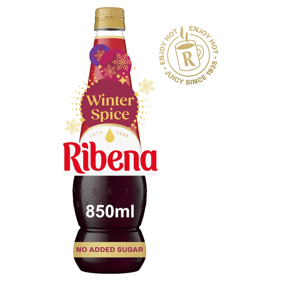 image 1 of Ribena No Added Sugar Squash - Winter Spice 850ml