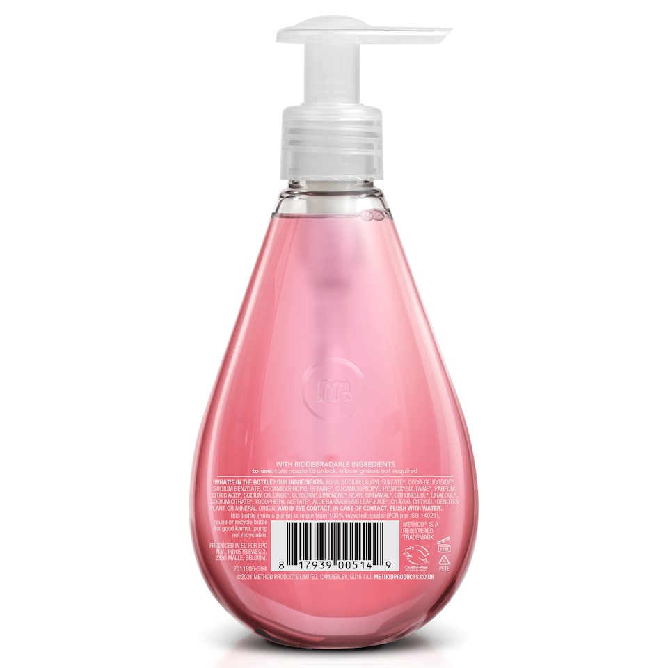 image 1 of Method Handsoap Pink Grapefruit 354Ml
