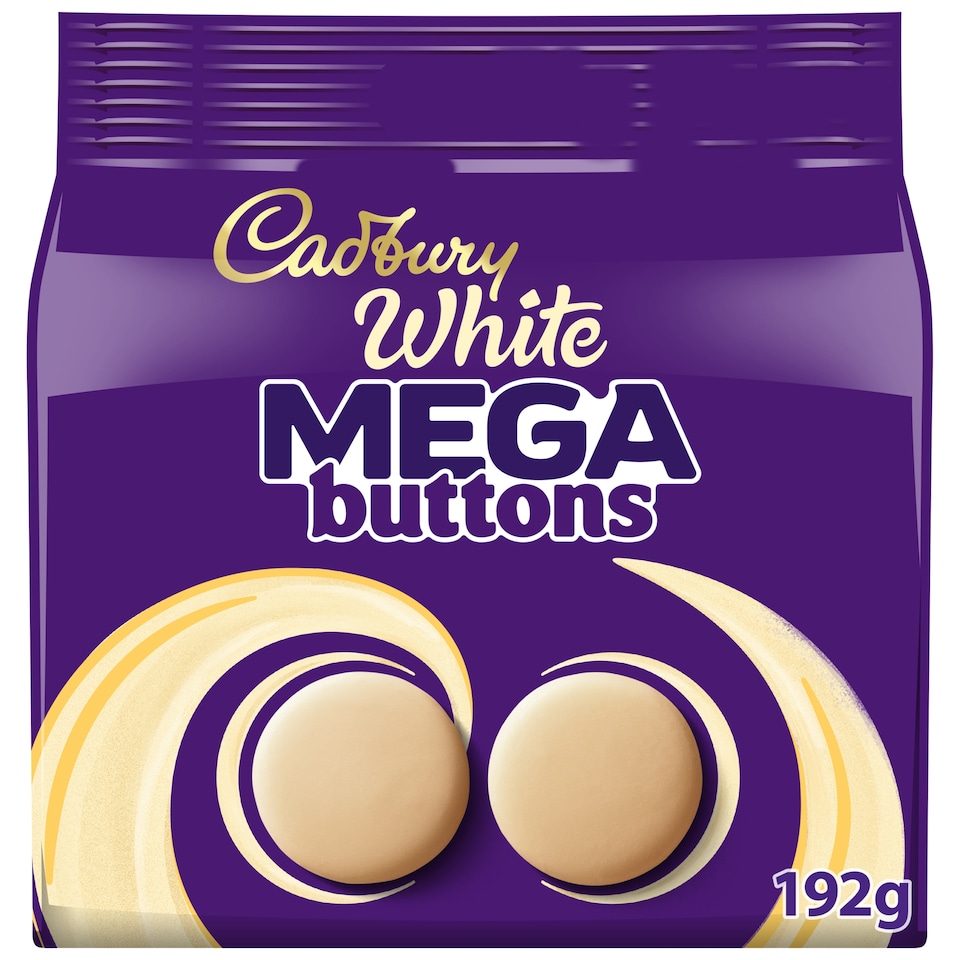 Cadbury White Mega Buttons 192G