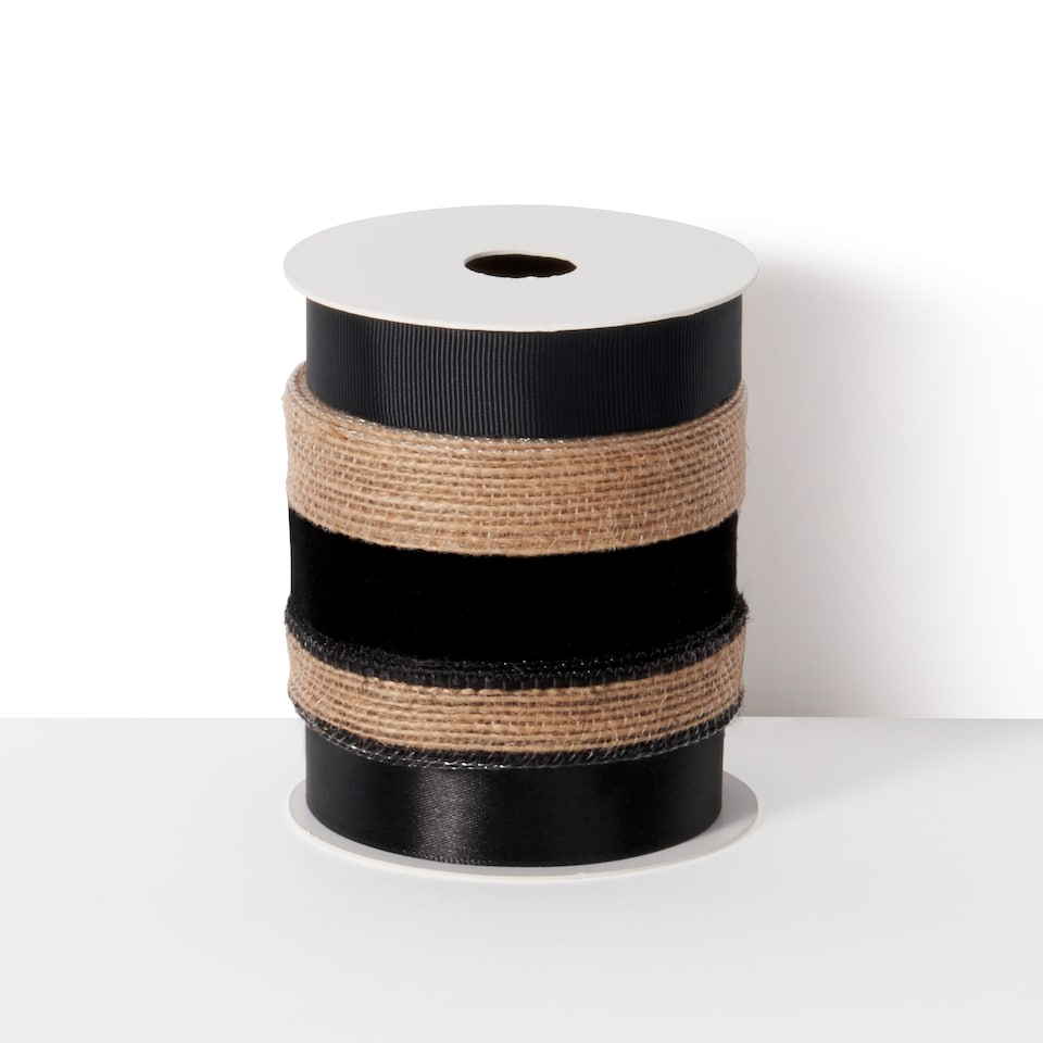 image 1 of Paperchase ReKrafted 5 Pack Assorted Ribbon Set