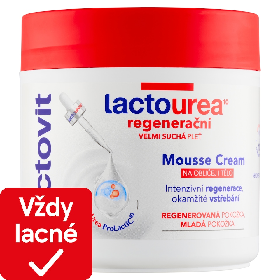 obrázok 1 z Lactovit Lactourea¹⁰ Mousse Cream Regeneračný 400 ml
