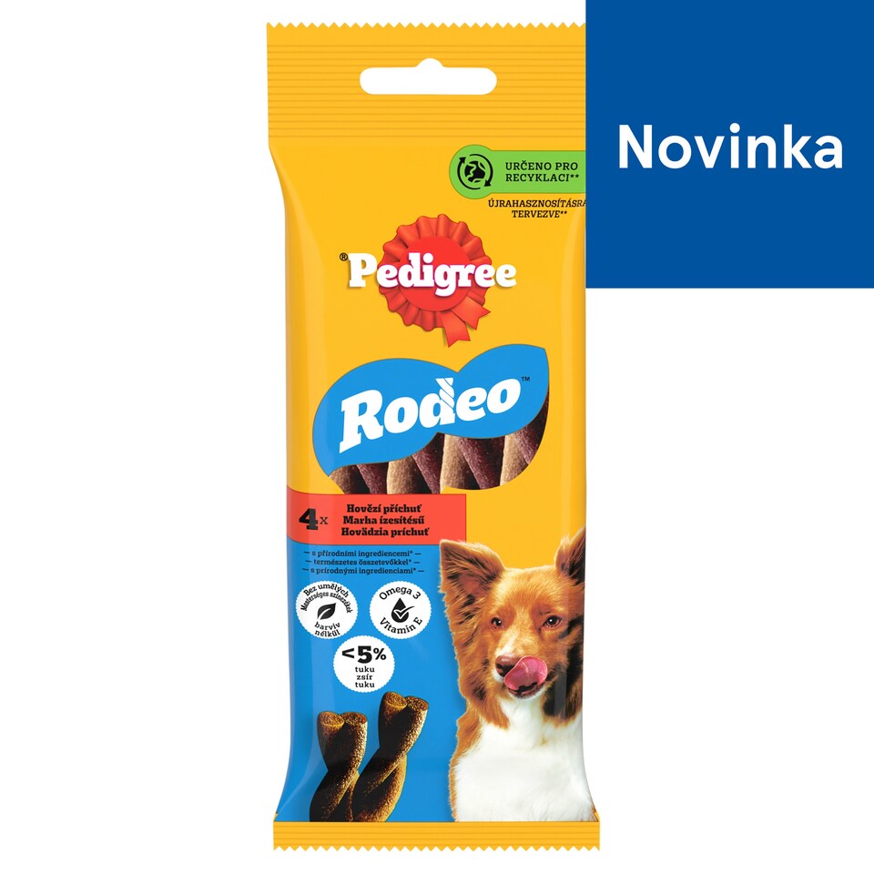Pedigree Rodeo Beef Flavour 4 pcs 70 g