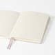image 3 of Agenzio Soft Touch Medium Ruled Notebook Gold 