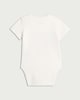 image 2 of F&F Baby Cotton Rich Put It On My Tab Slogan Bodysuit in White
