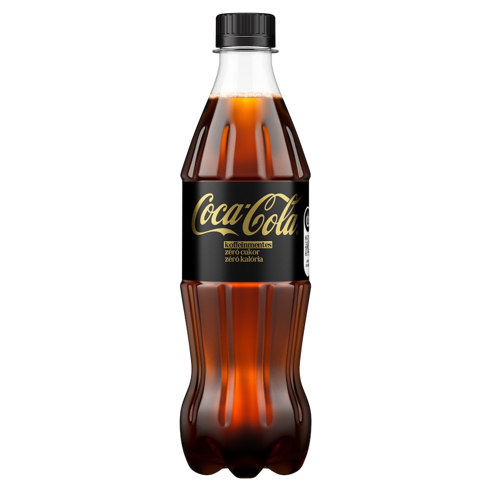 Coca-Cola Zero Caffeine-Free Cola-Flavored Energy-Free Carbonated Soft Drink with Sweeteners 500 ml