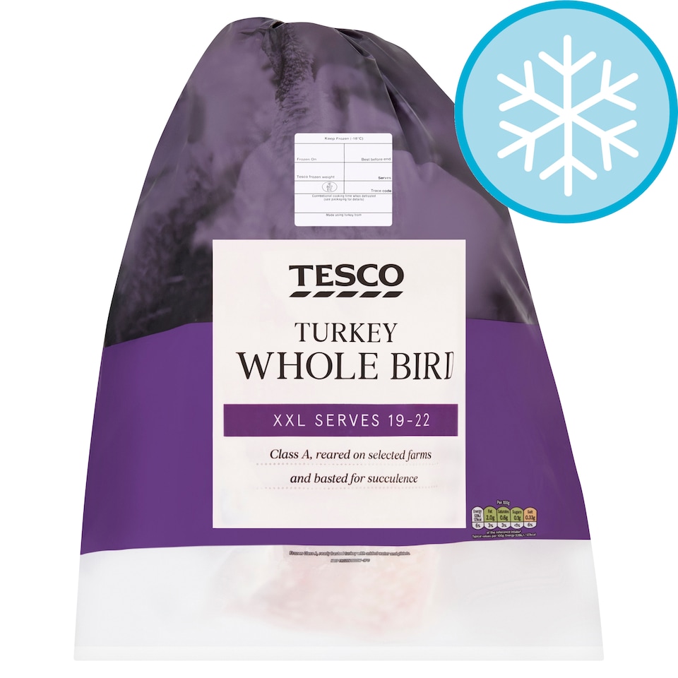 Tesco British Turkey Whole Bird Extra Extra Large 8.9-10.6kg