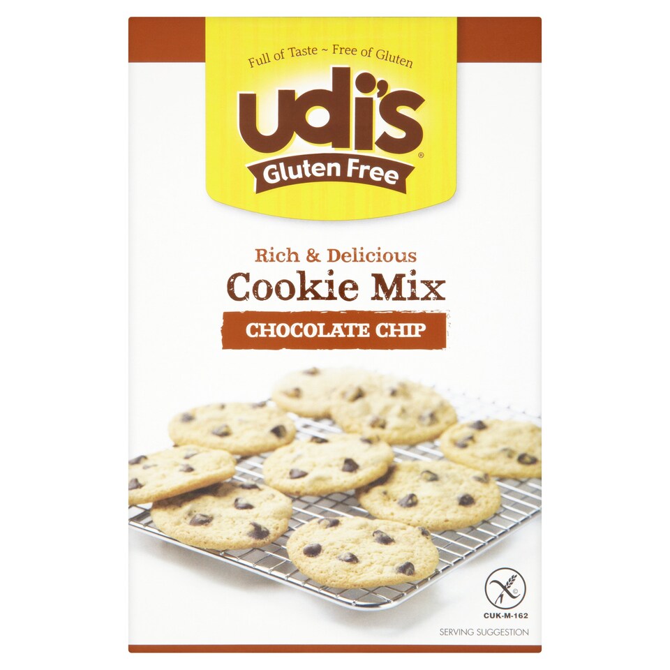 Udi's Gluten Free Chocolate Chip Cookie Mix 540G Tesco Groceries