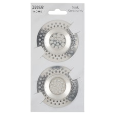Tesco Home Stainless Steel Sink Strainers 2 pcs