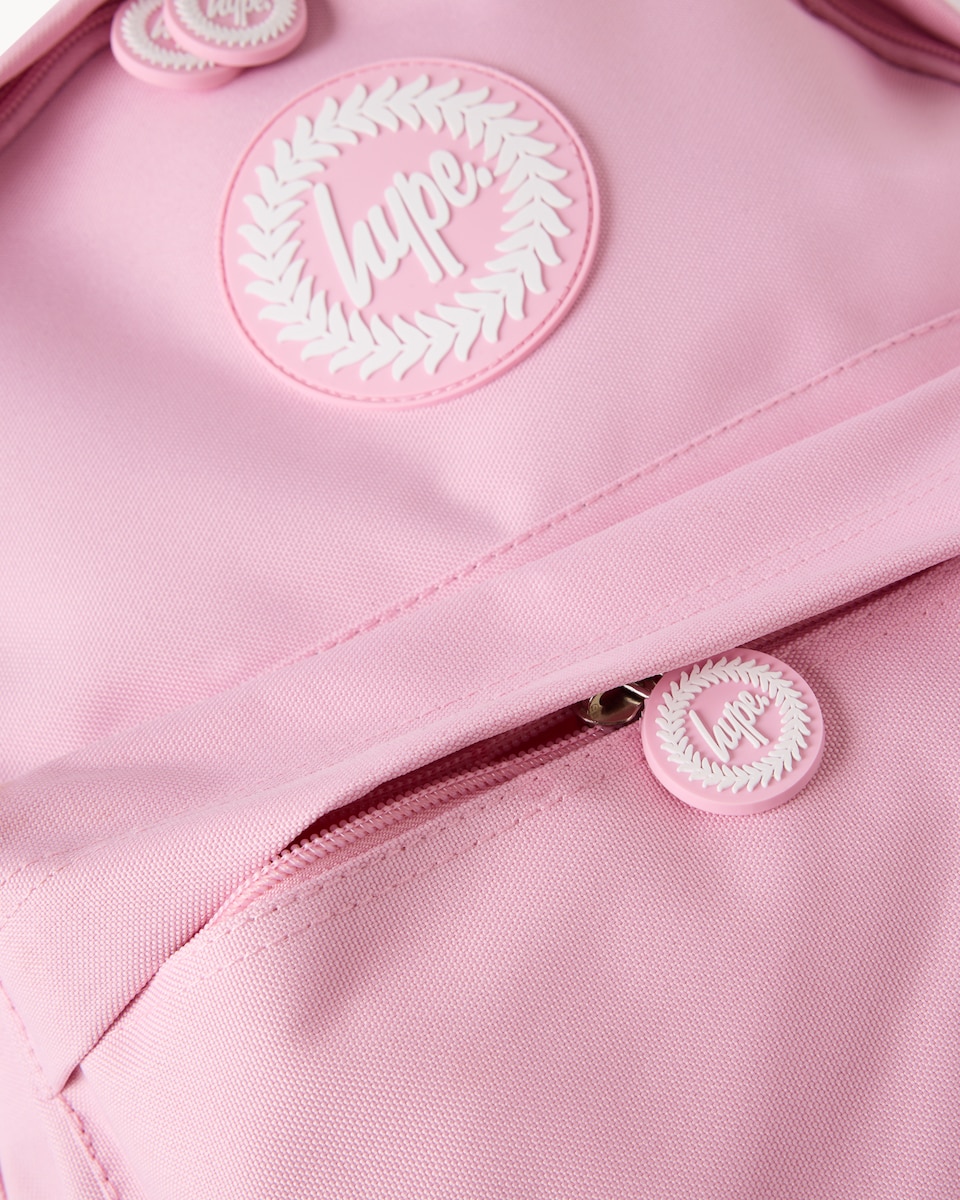 image 1 of Hype Zip Up Backpack in Pink