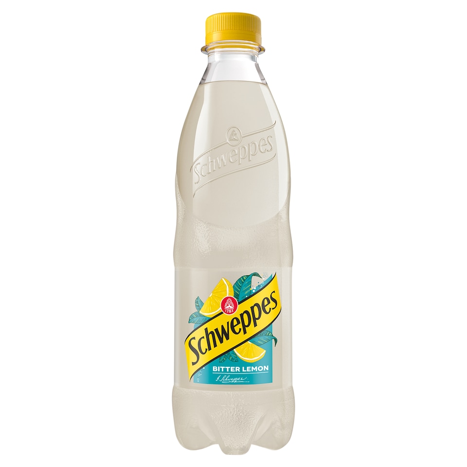 Schweppes Bitter Lemon citromízű szénsavas üdítőital cukorral és édesítőszerekkel 0,5 l