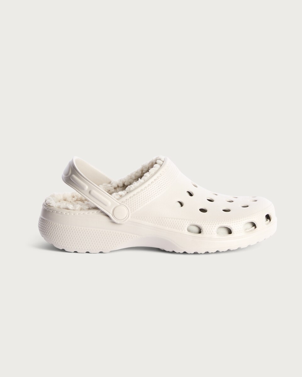 image 1 of F&F Borg Lined Clogs in Neutral