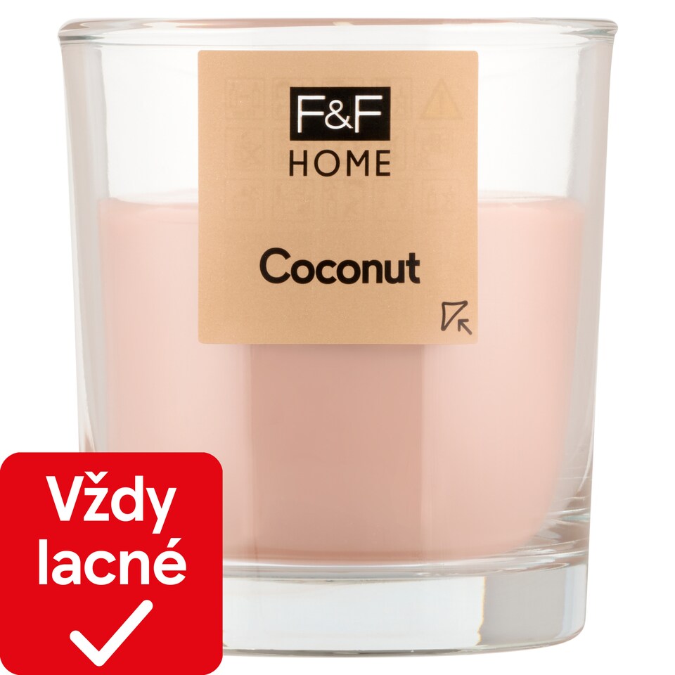 obrázok 1 z F&F Home Coconut vonná sviečka 95 g