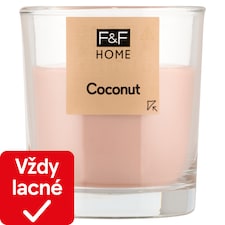F&F Home Coconut vonná sviečka 95 g