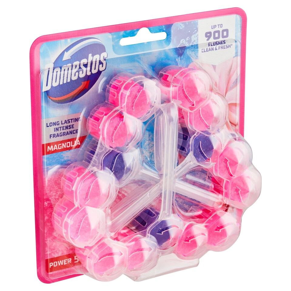 Obrázek 1 pro produkt Domestos Power 5 Magnolia WC blok 3 x 50g