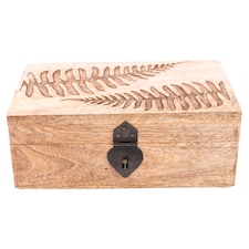 Candlelight Mango Wood Trinket Box