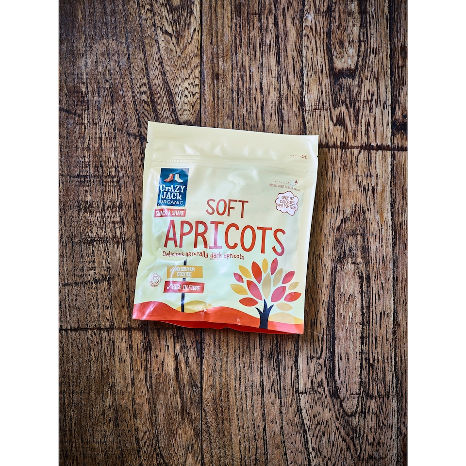 image 1 of Crazy Jack Organic Soft Apricots 200g