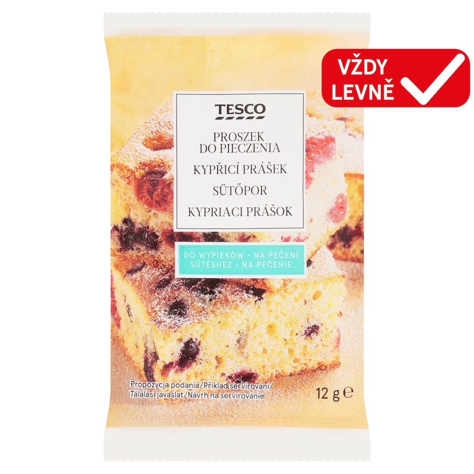 Tesco Kypřicí prášek 5 x 12g
