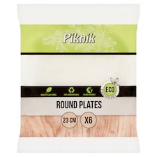 Piknik tányér 23 cm 6 db