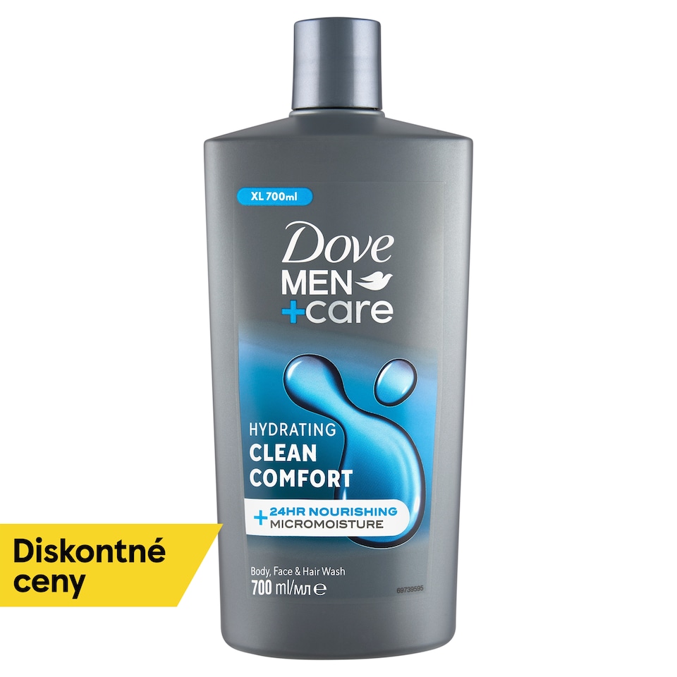 obrázok 1 z Dove Men+Care Clean Comfort sprchovací gél 700 ml