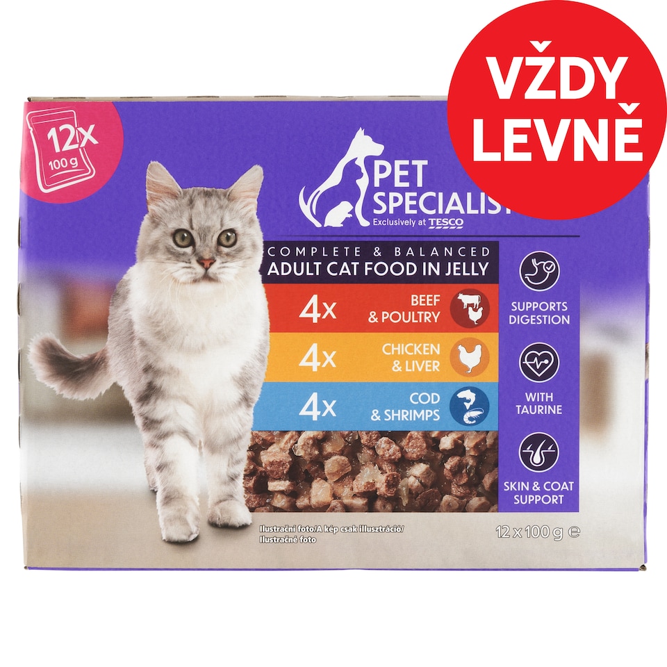 Pet Specialist Chunks in Jelly 12 x 100g (1200g)