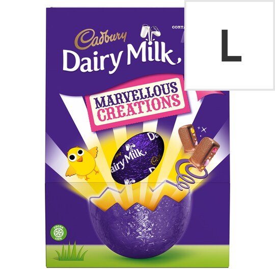 Cadbury Dairy Milk Easter Egg Marvellous Creations 246G Tesco Groceries