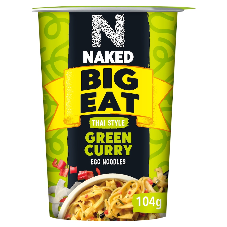 Naked Noodle Thai Green Curry Big Eat 104G