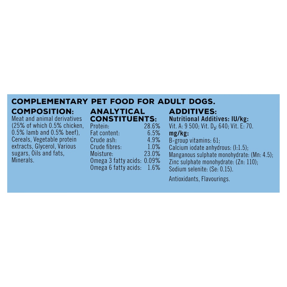 image 1 of Bakers Allsorts Dog Treats Chicken and Beef 98G