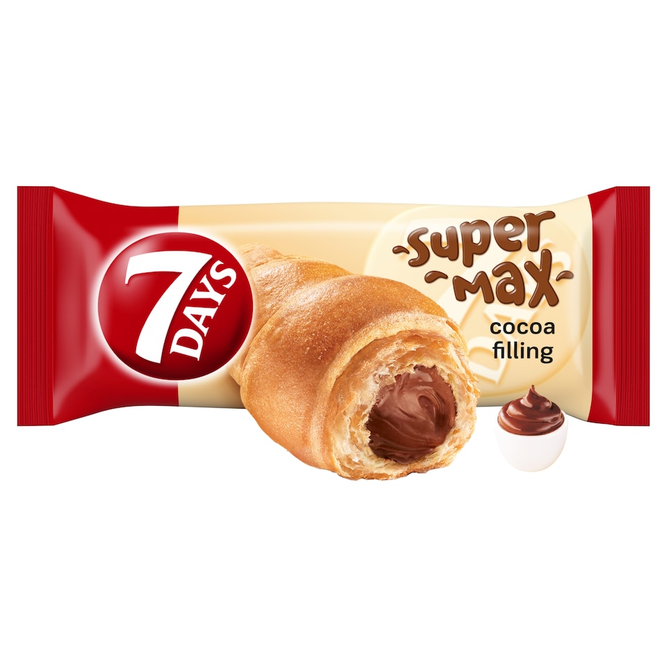 obrázok 1 z 7 Days Croissant Super Max s kakaovou náplňou 110 g
