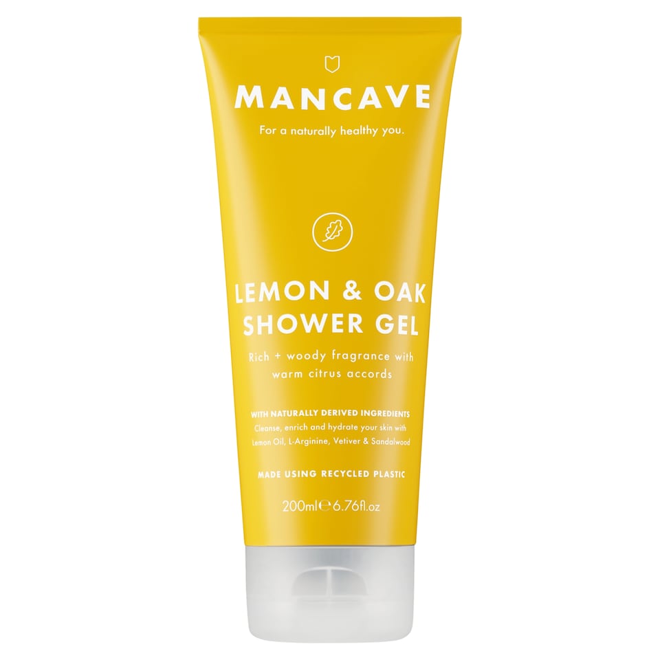 Mancave Lemon & Oak Shower Gel 200Ml
