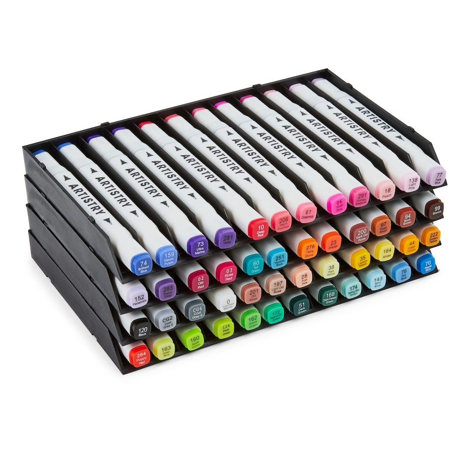 image 1 of Artistry 48pk Aqua Twin Markers