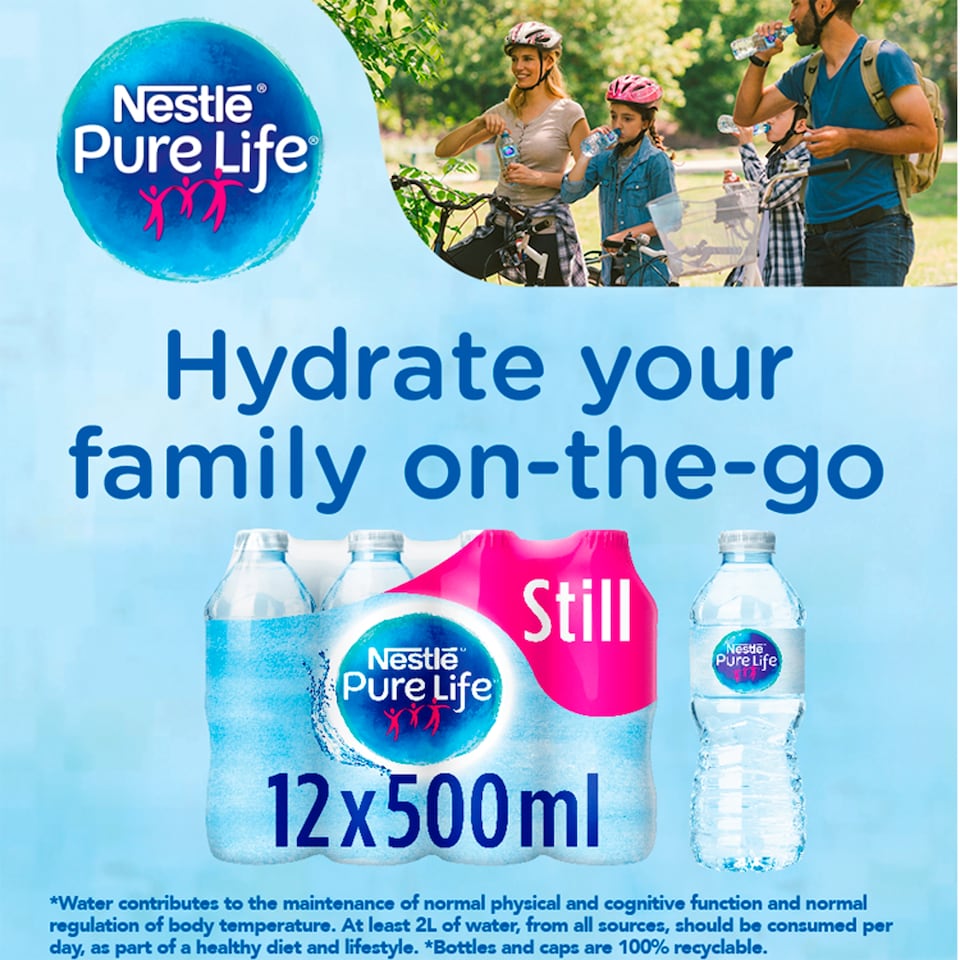 image 1 of Nestle Pure Life Still Spring Water Multipack 12x500ml