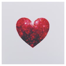 Hallmark Cards Heart (Blank Inside)